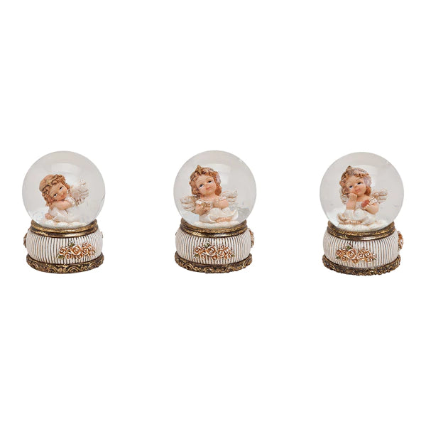 Коледно преспапие с ангелчета