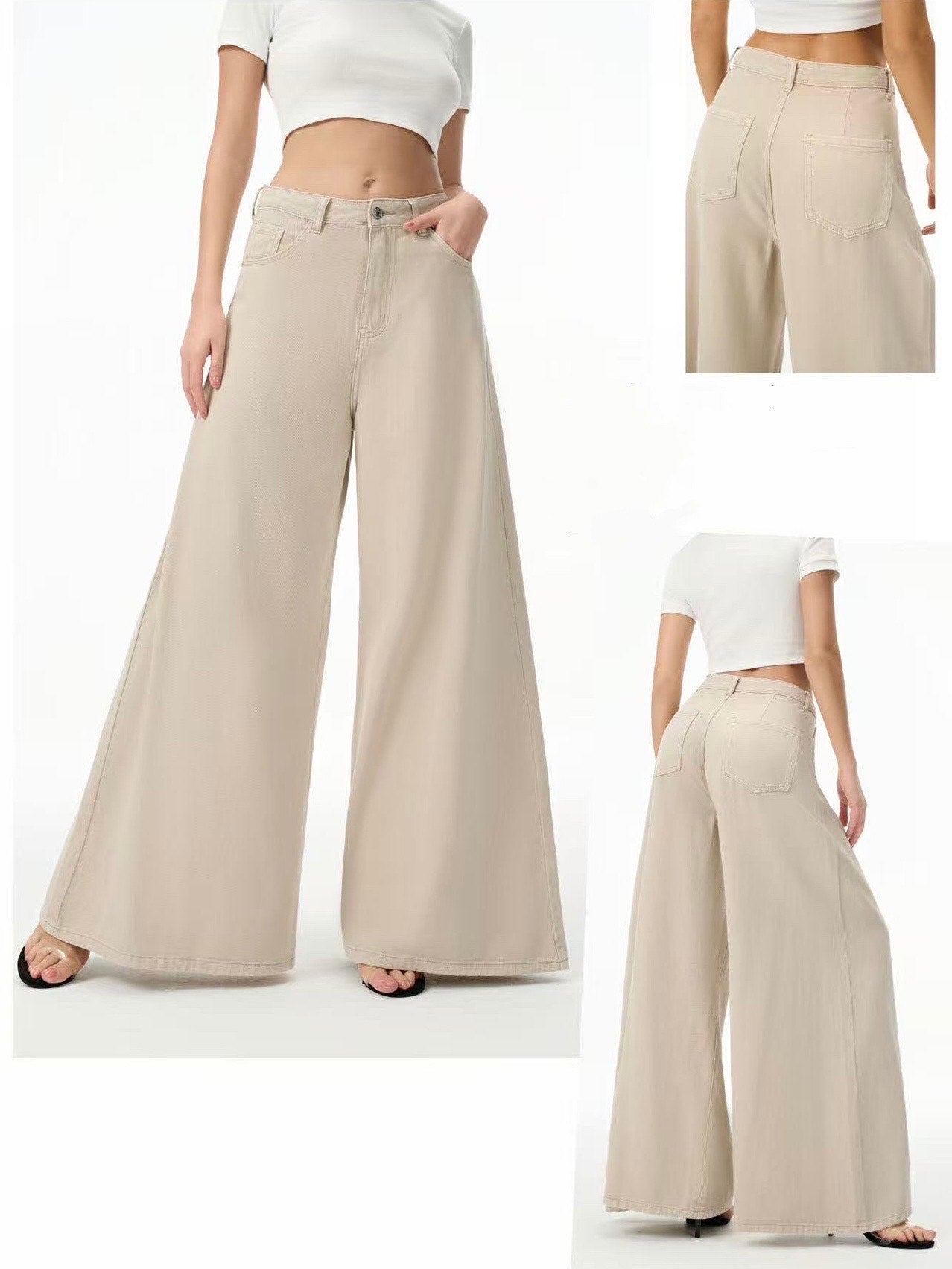 Дънки с широк крачол