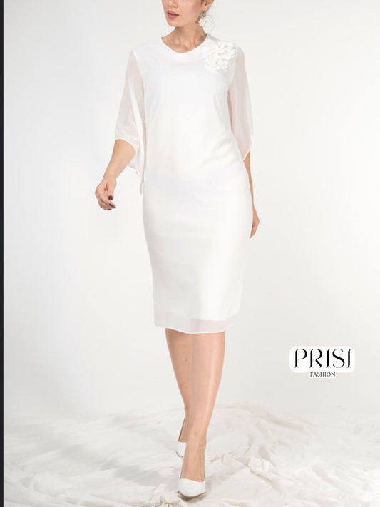 Рокля с шифон