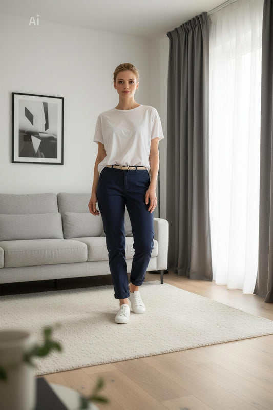 Класически панталон тип цигара с изчистен и модерен силует