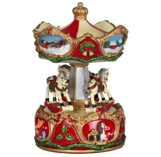 Коледна, музикална въртележка с кончета