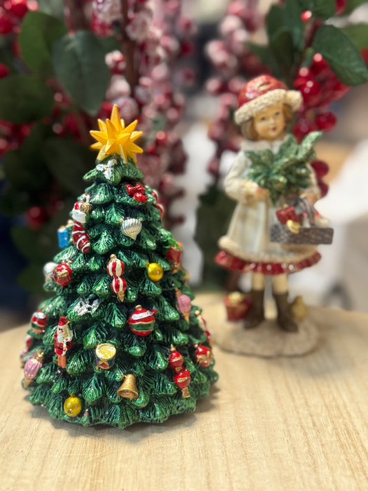 Коледна музикална въртяща се елха