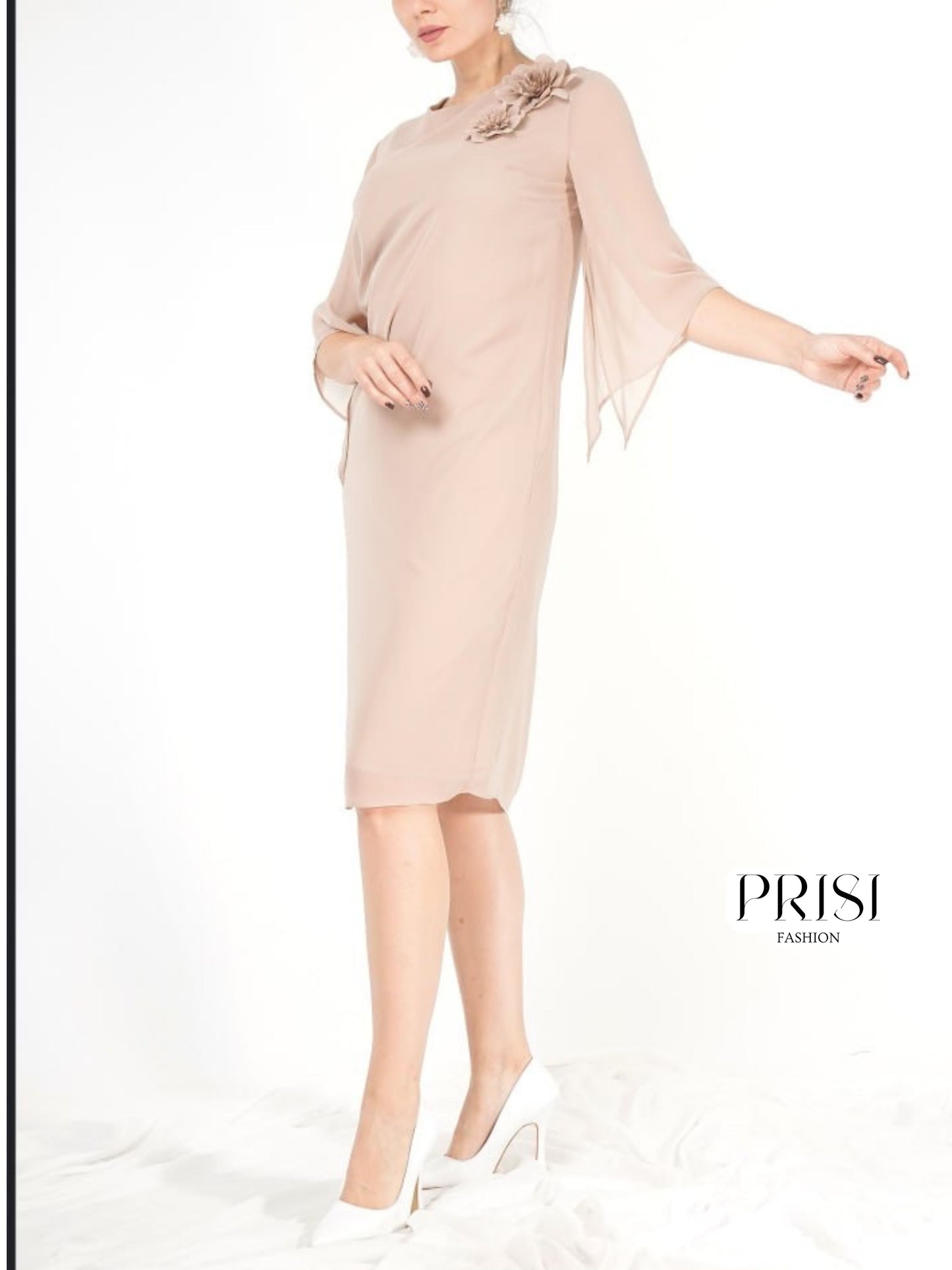 Рокля с шифон