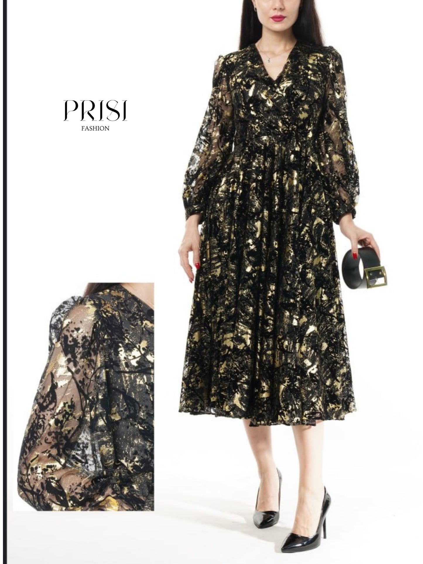 Рокля от ефирна материя