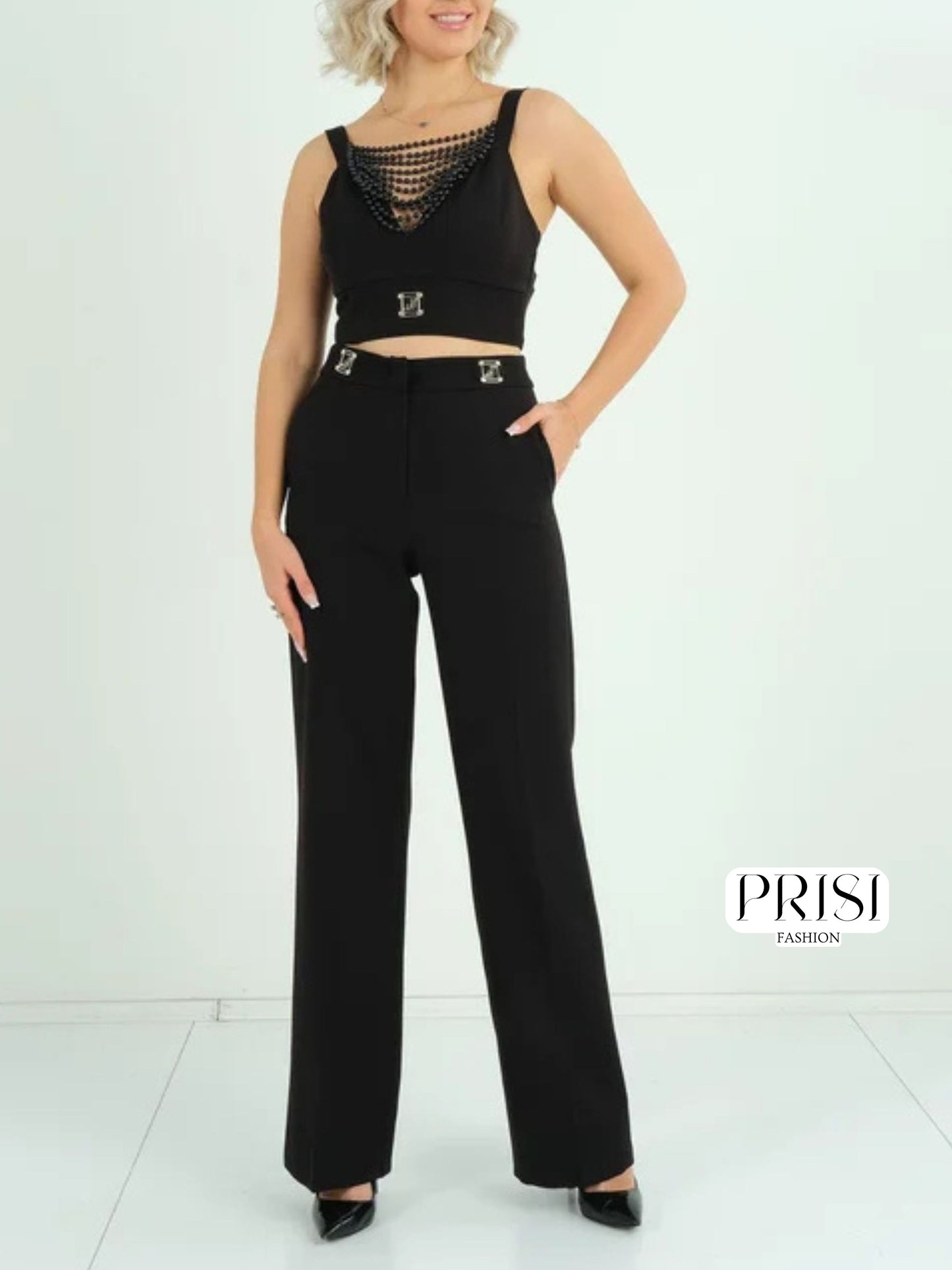 Широк официален панталон