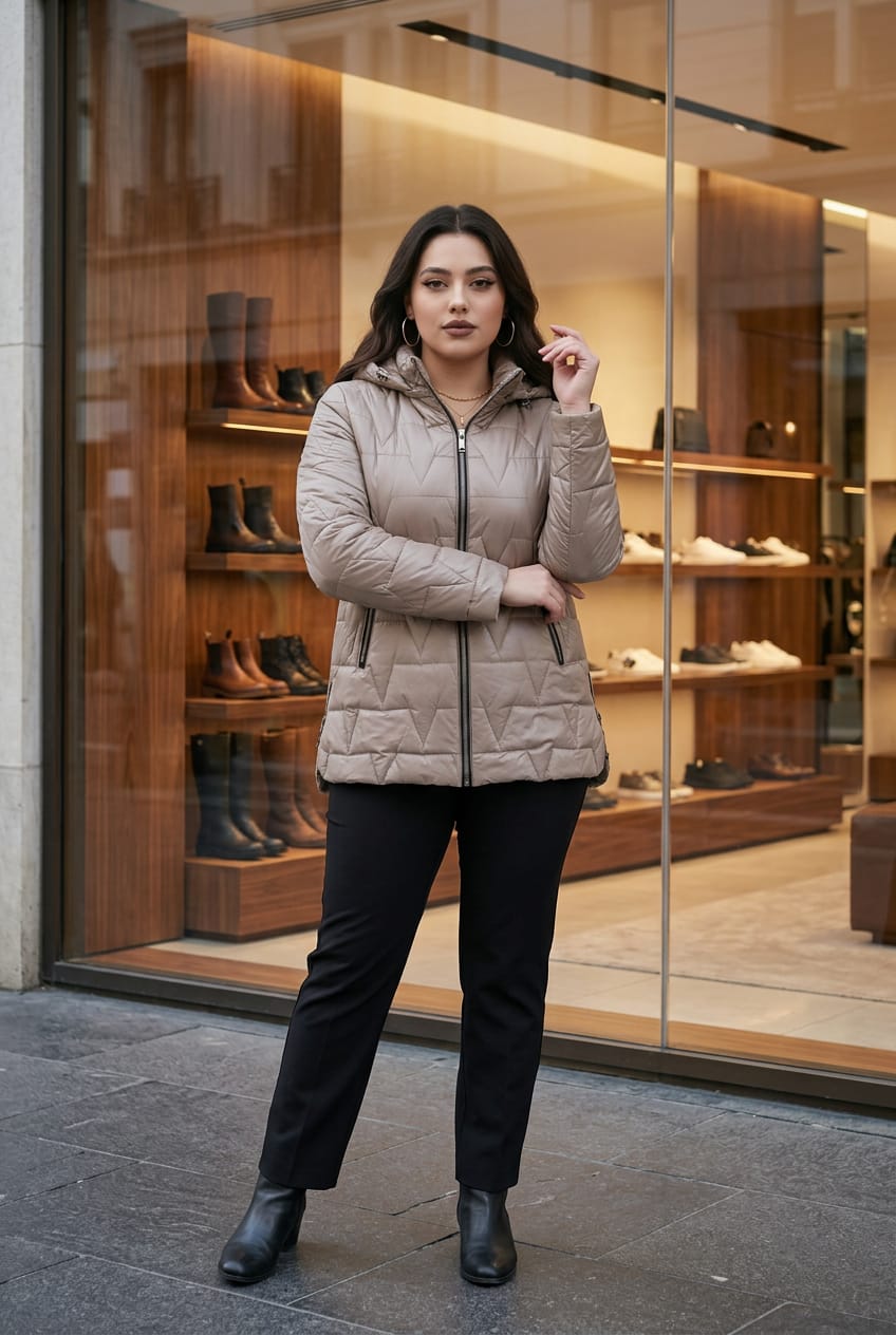 Стилно, практично и модерно яке в размери от 3XL до 7XL