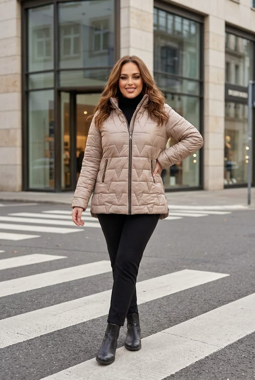 Стилно, практично и модерно яке в размери от 3XL до 7XL