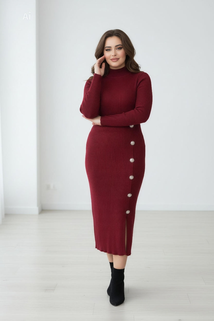 Елегантна и женствена рокля, която подчертава силуета