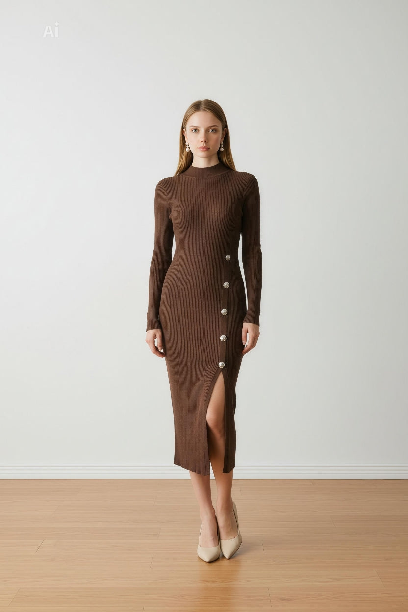 Елегантна и женствена рокля, която подчертава силуета