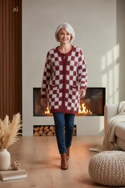 Мека дамска жилетка от фина плетена материя