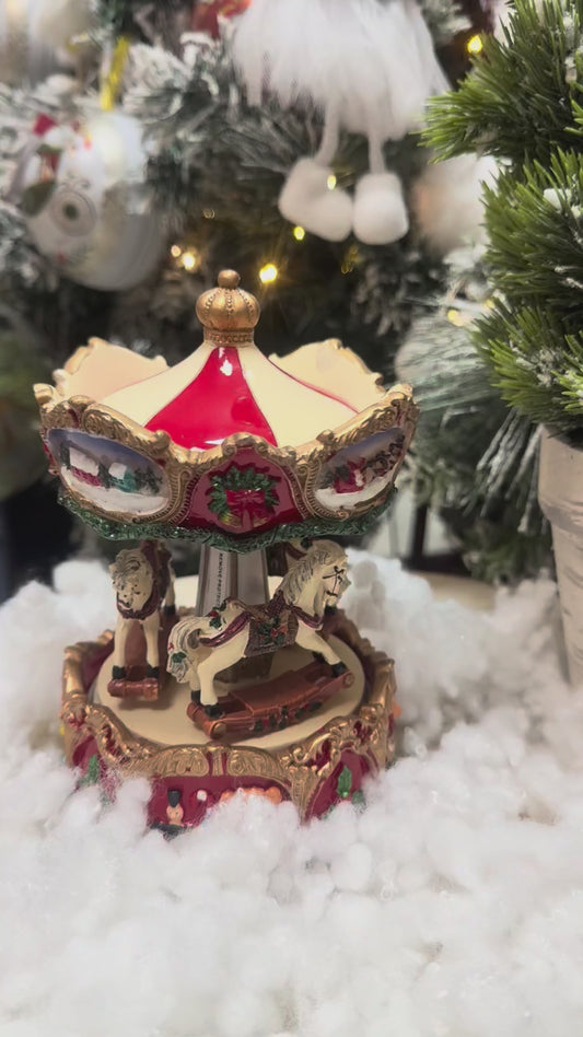 Коледна, музикална въртележка с кончета